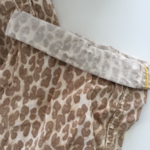 Anthropologie animal print cheetah pants tan 27 - Picture 7 of 16